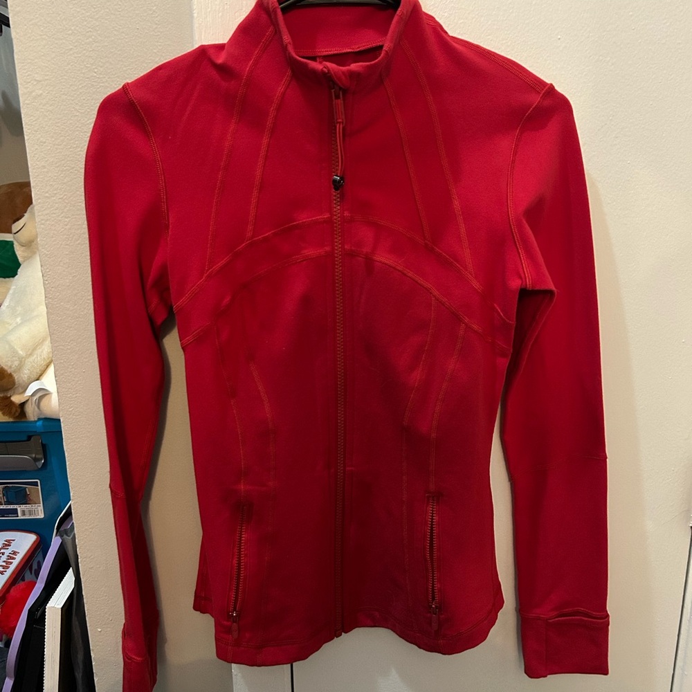 lululemon define jacket red